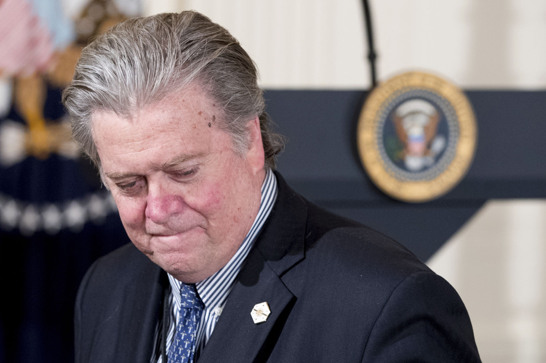 Aug. 18, 2017: Chief strategist Steve Bannon
